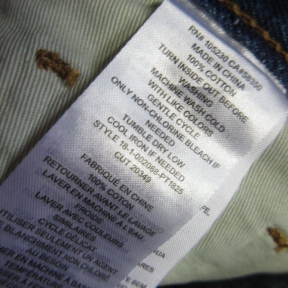 NWT Current/Elliott The Original Straight in Westry Non-stretch Crop Jeans 25 - Picture 6 of 8